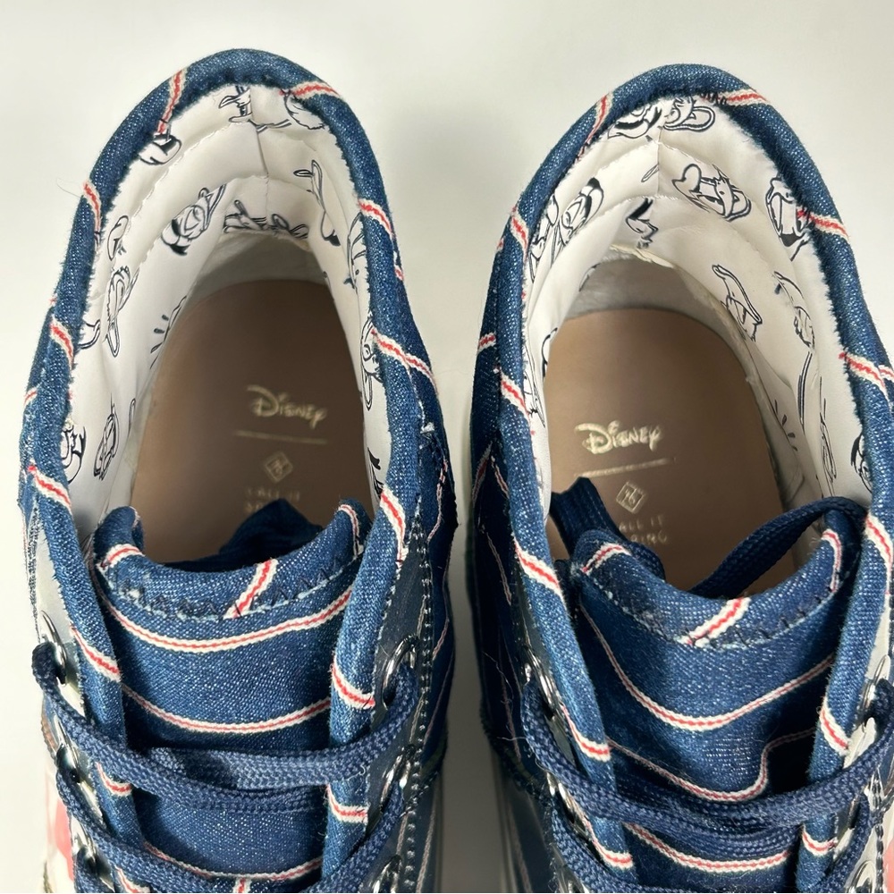 Disney Donald Duck Platform Lace Up Sneaker Shoes Call It Spring; Women’s Sz 7.5 - Picture 14 of 16